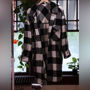 H&M Plaid Shacket